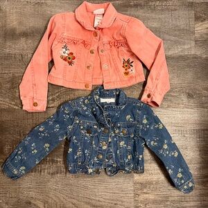 Girls Cropped Jean Jackets